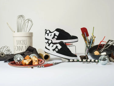 Zapatilla DC Court Graffik Hombre Negro
